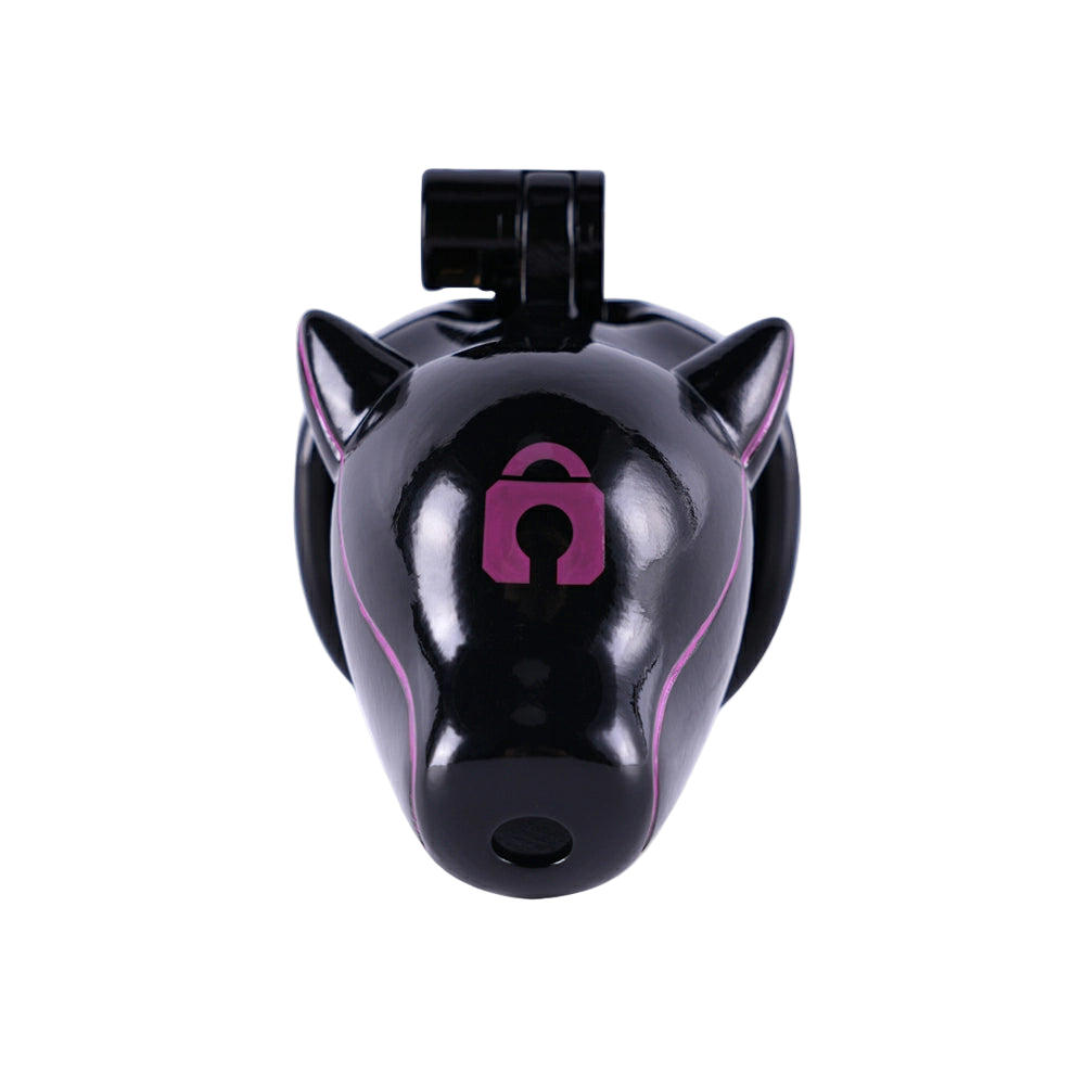 Furjoi Drone Hood Chastity Cage Purple