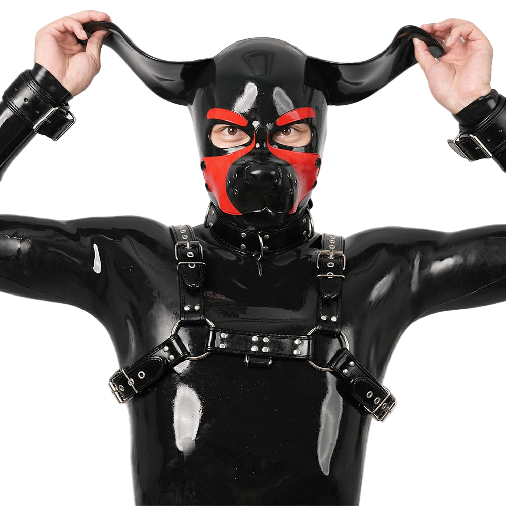 Furrjoi Silicone Beagle Hood Red