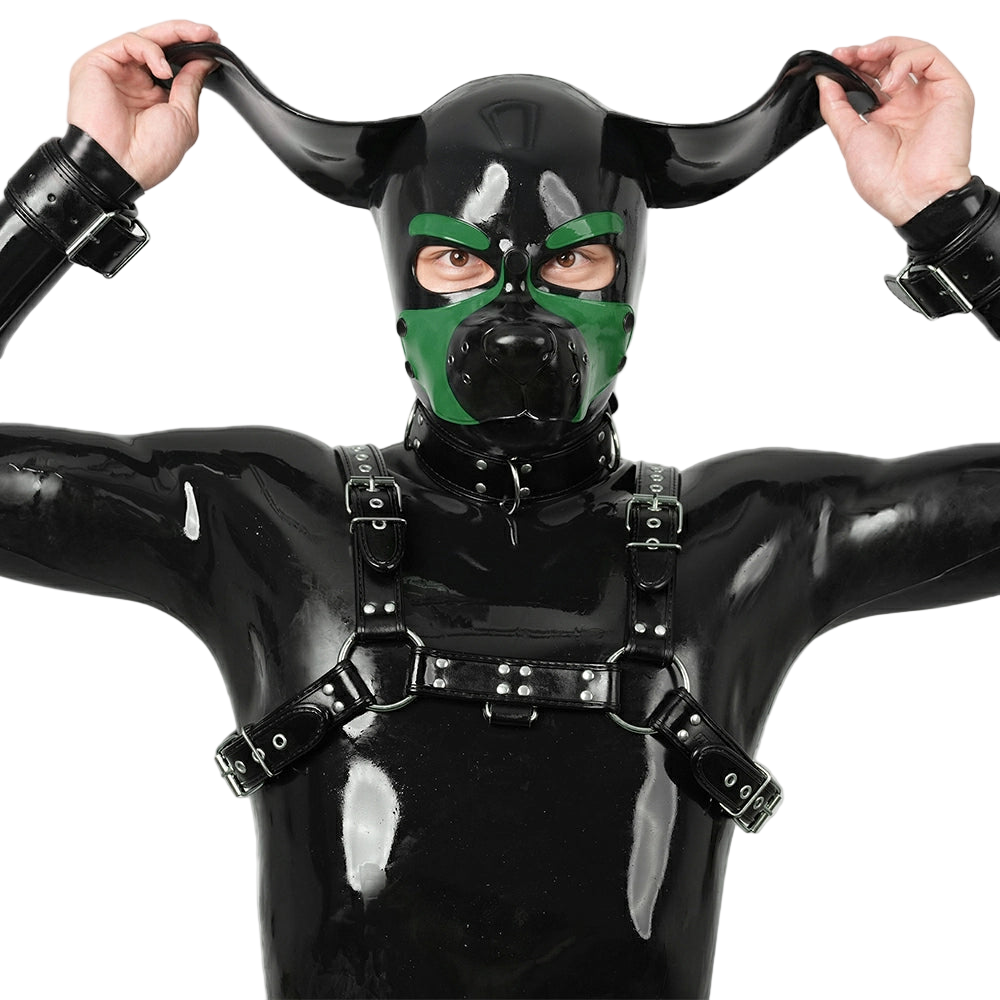 Furrjoi Silicone Beagle Hood Green