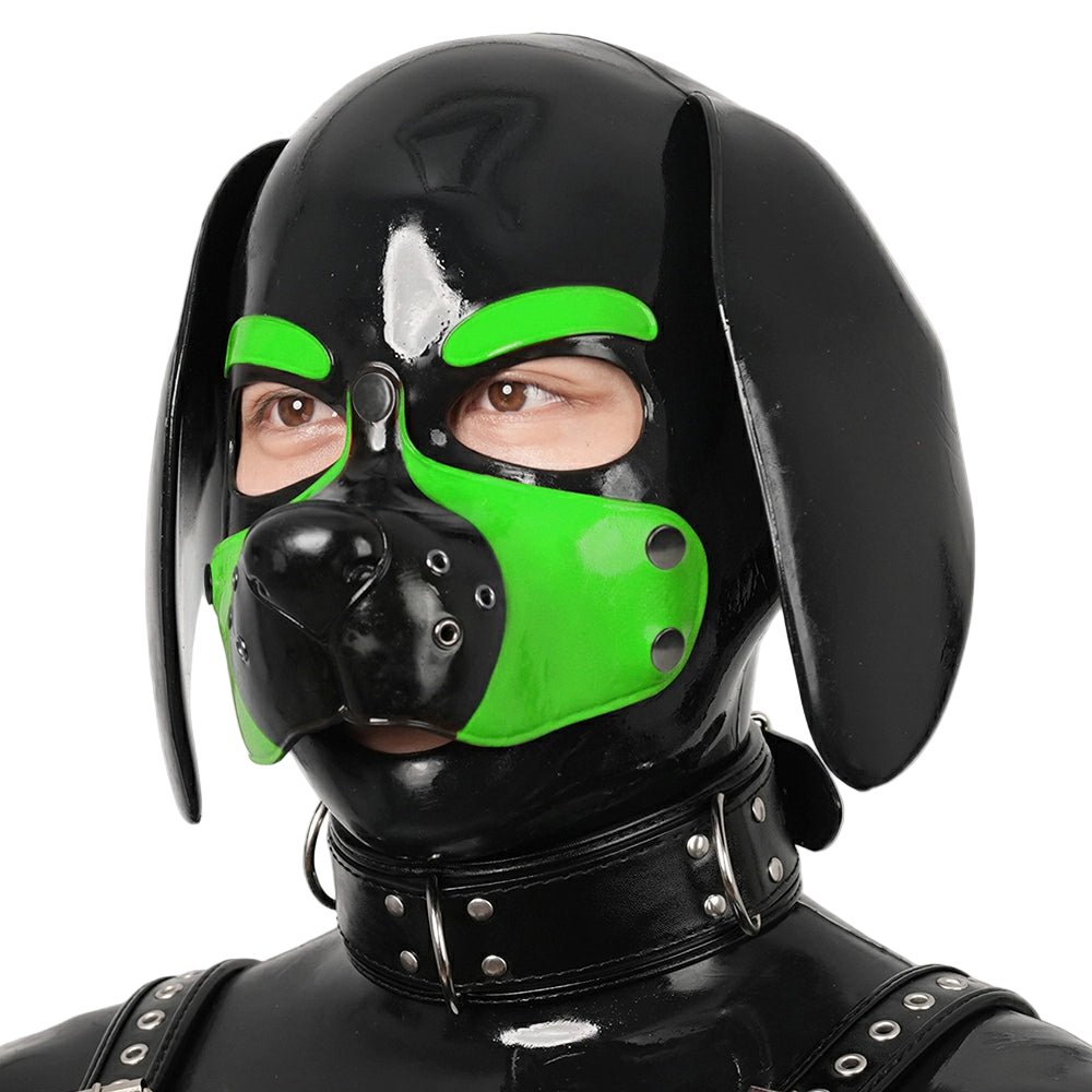 Furrjoi Silicone Beagle Hood Lime Green