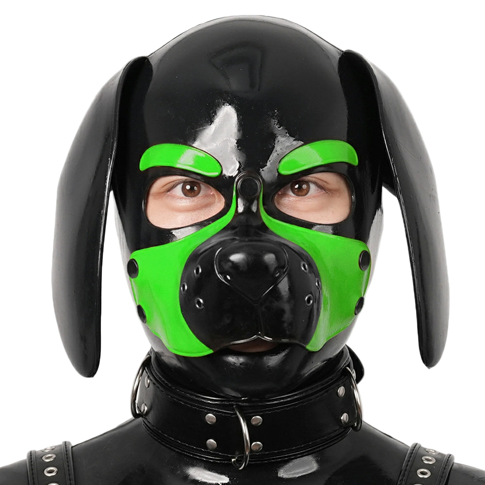 Furrjoi Silicone Beagle Hood Lime Green