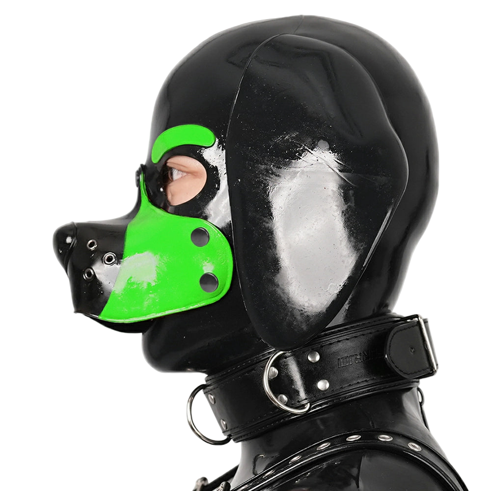 Furrjoi Silicone Beagle Hood Lime Green