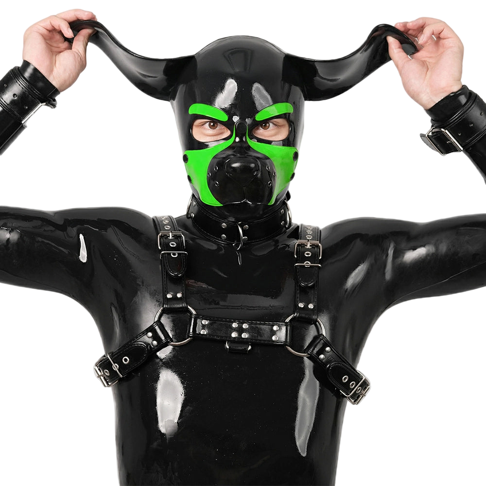 Furrjoi Silicone Beagle Hood Lime Green