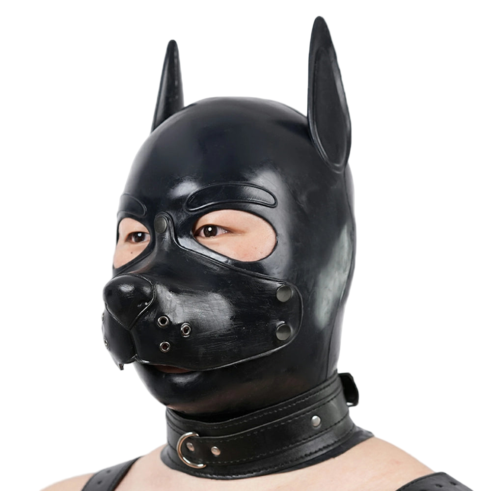 Furrjoi Silicone Pup Hood Black