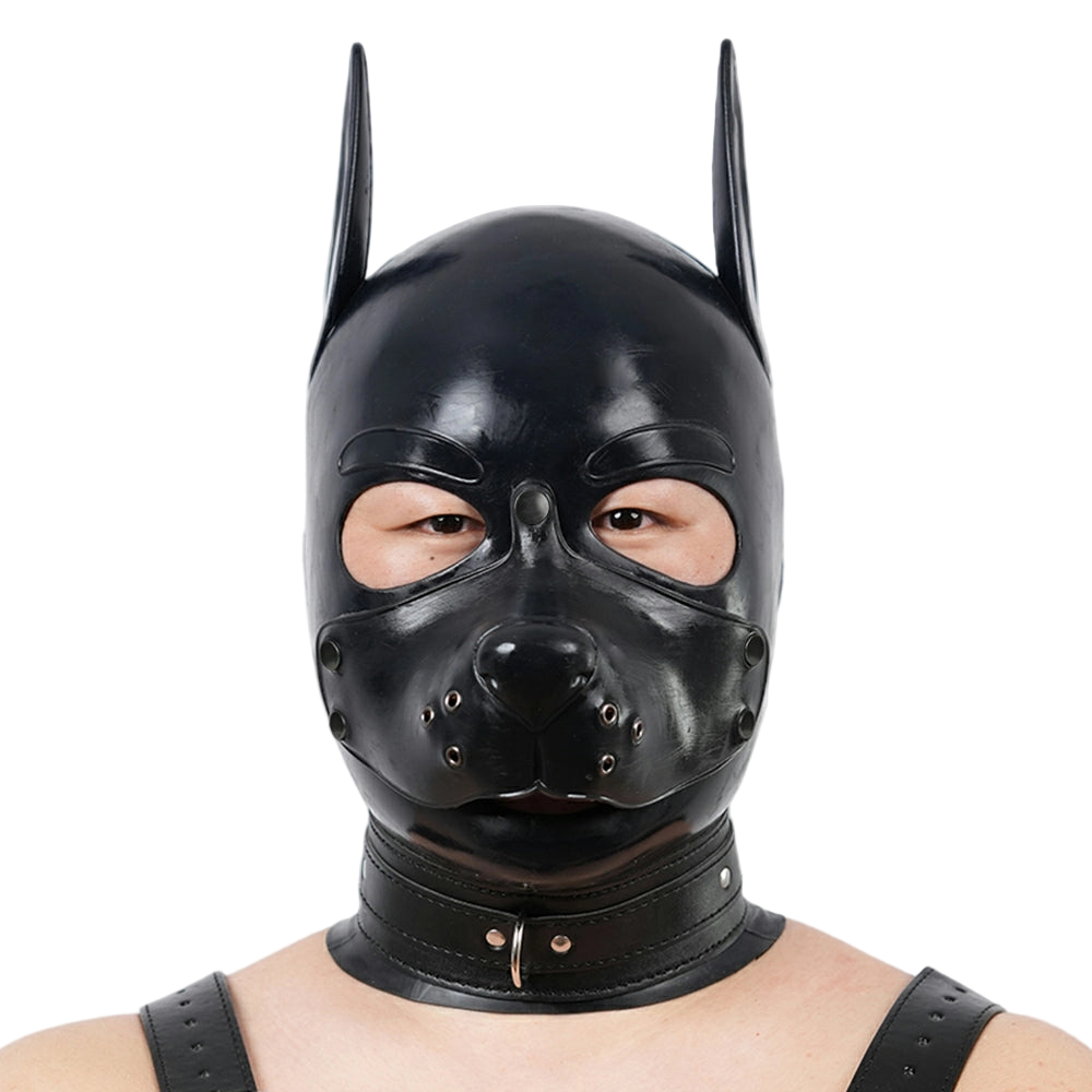 Furrjoi Silicone Pup Hood Black