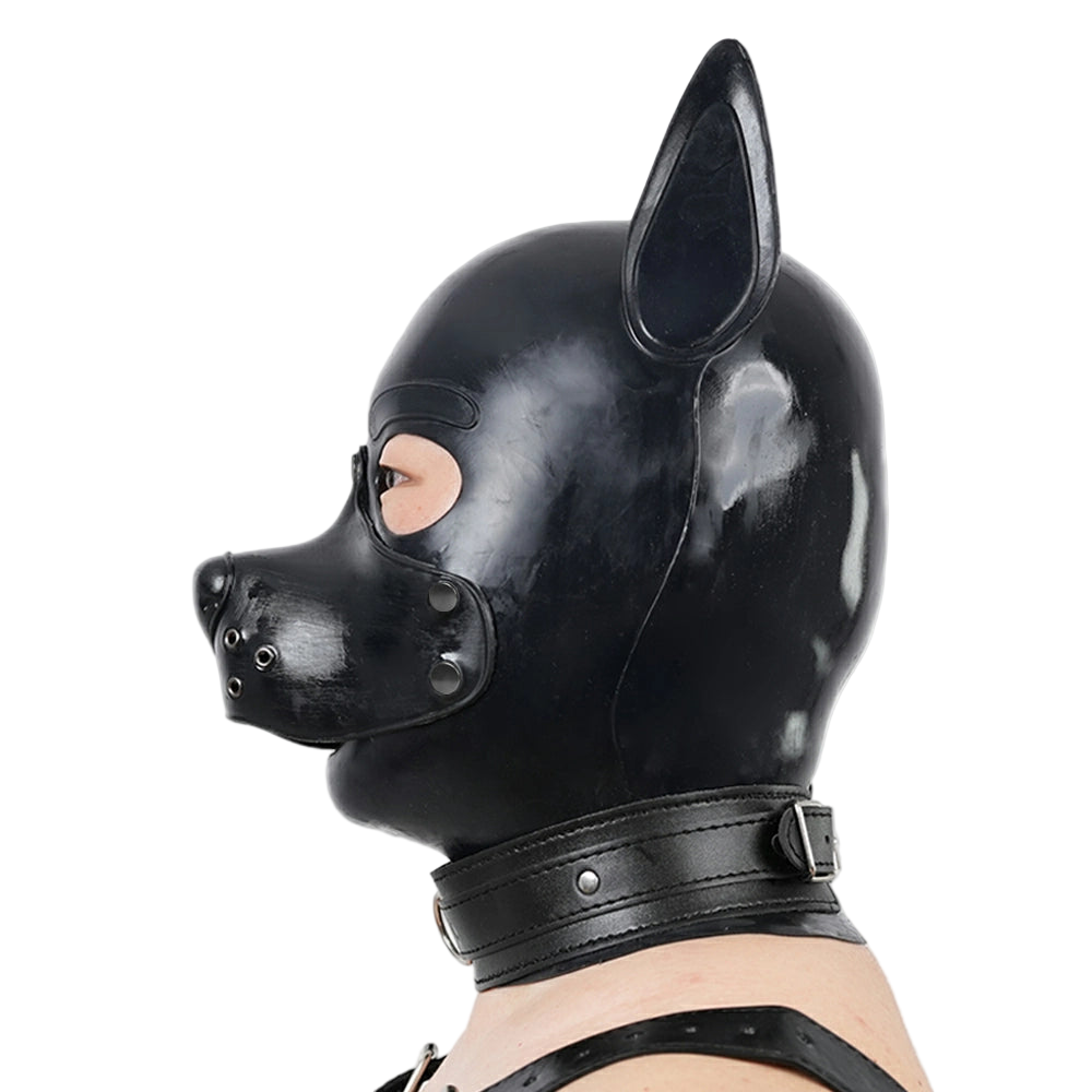Furrjoi Silicone Pup Hood Black