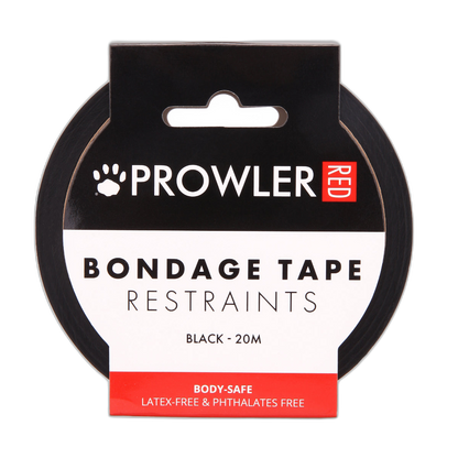 Prowler RED Bondage Tape Black 20m