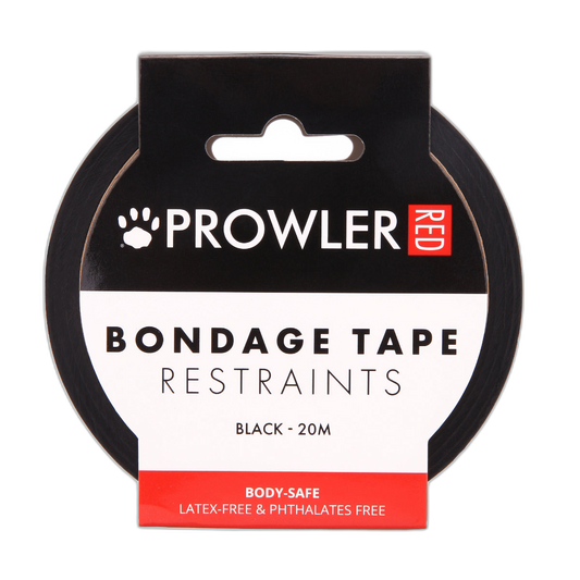 Prowler RED Bondage Tape Black 20m