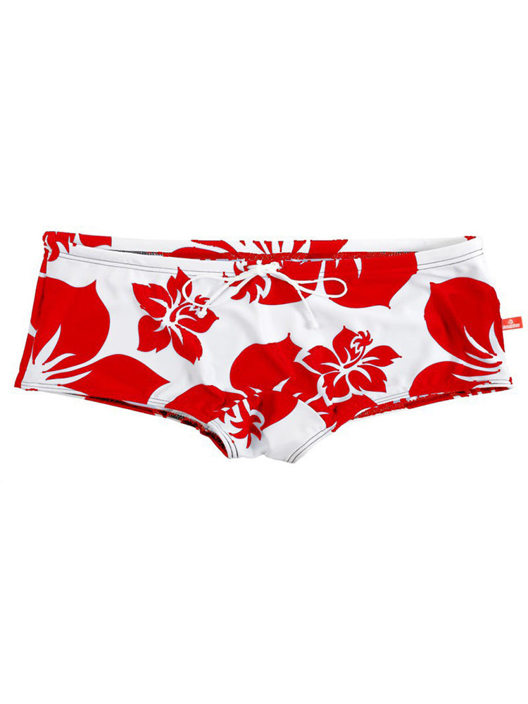 Men's Pistil Print Swimming Briefs