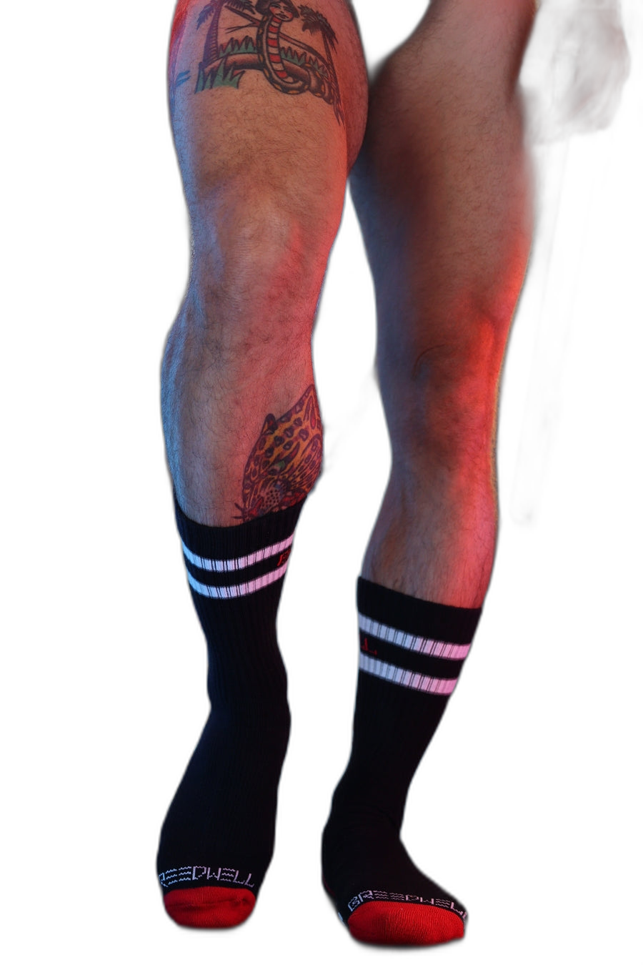 Breedwell Gymnetixxx Crew Socks Black