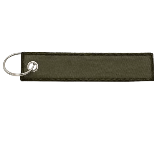 Custom Keyring Tag 13cmx2.8cm Deep Green