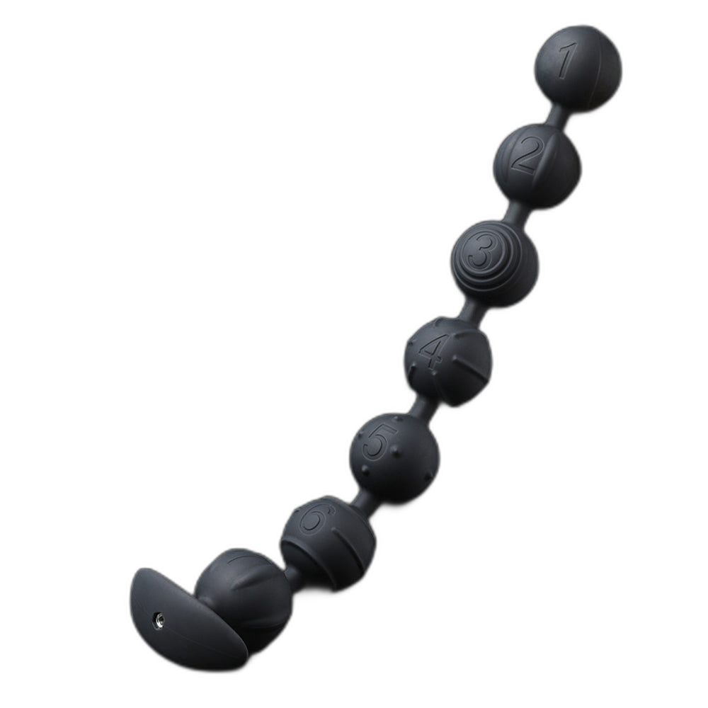 Soul - Silicone Anal Beads - 7 Balls with Removable Tail