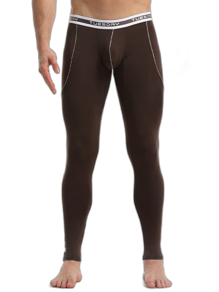 Men's Warm Pants Thin Fleece Casual Thermal Pants