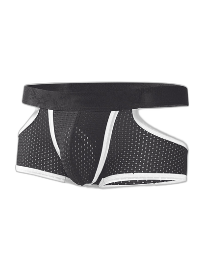 3 Pack Men's Breathable Mesh Lightweight & Airy Supportive Fit Trunks