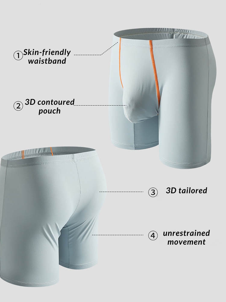 2 Pack Men's U-Pouch Anti-Chafing Midway Briefs