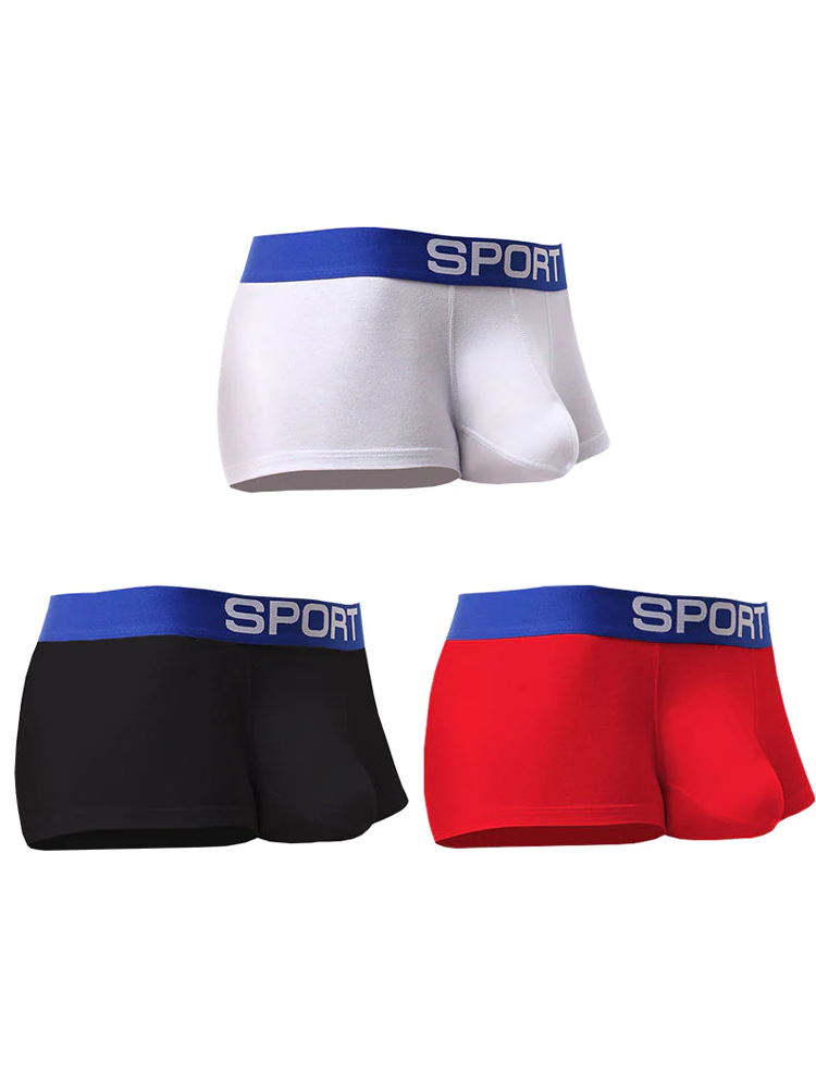 3 Pack Mens Sculpt Bulge Shape Support Pouch Underwear