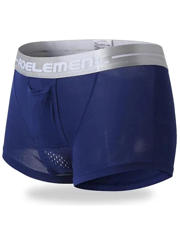 Aoelemen 2 Pack Modal Stretch Separate Pouch Boxer Briefs