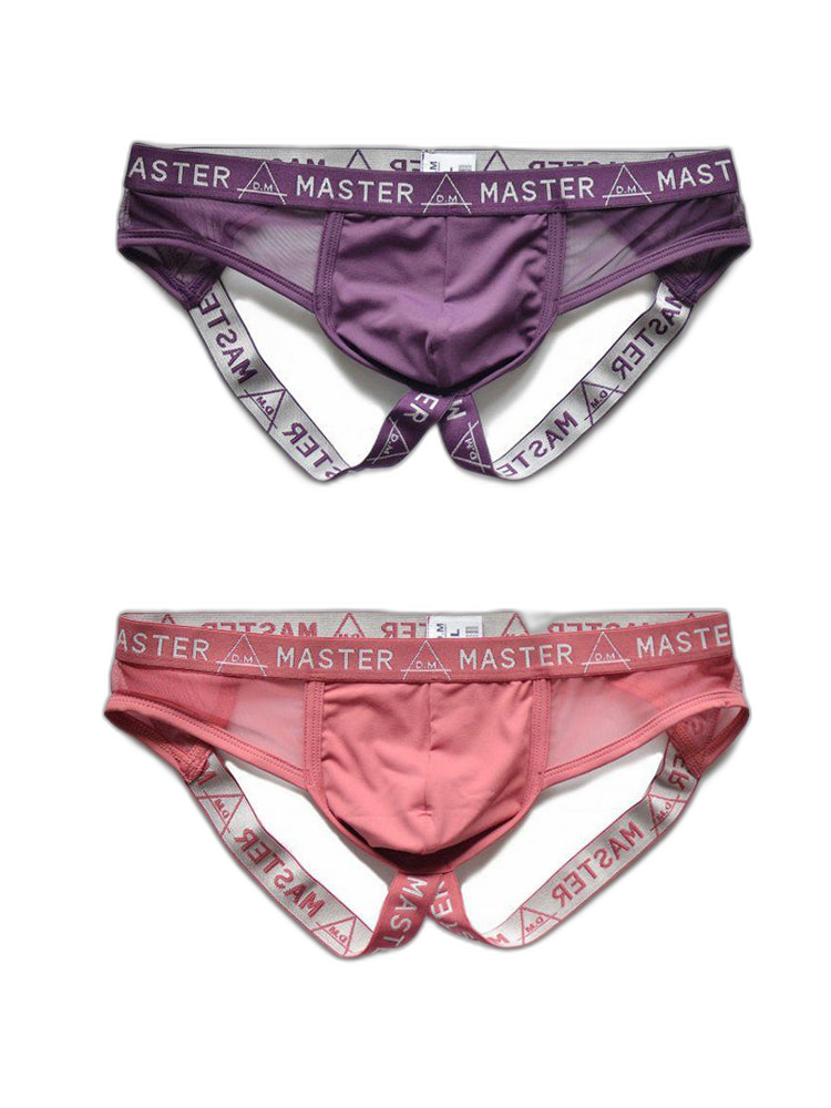 2 Pack Men's Low-Rise Sexy Double Strap Jockstrap