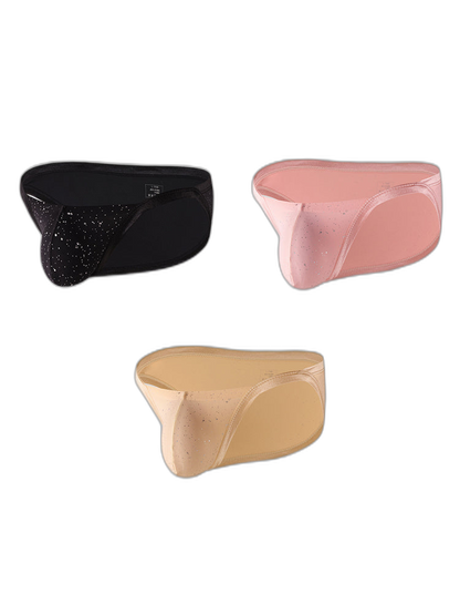 3 Pack Men's U-Convex Pouch Sexy Bikini