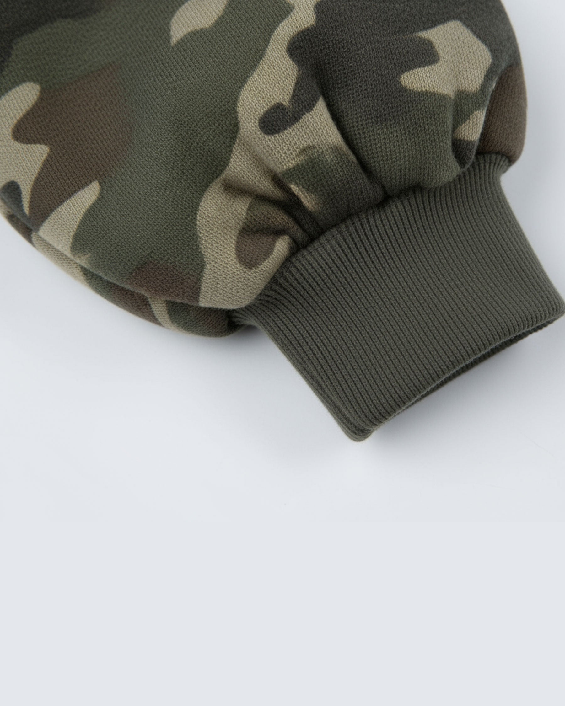 Camouflage  Fur Collar Cotton Jacket