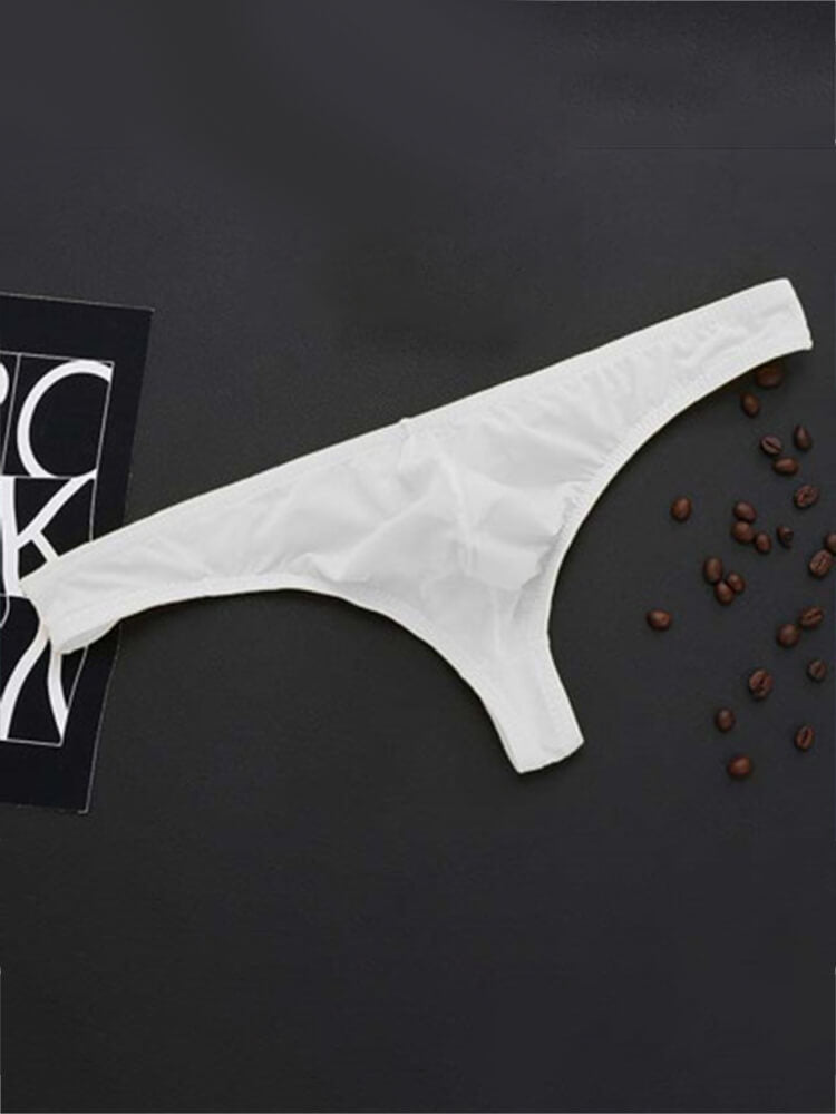Men's Semi-Transparent Breathable Low-Rise Thong