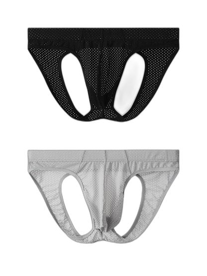 2 Pack Men's Breathable Mesh Jockstrap