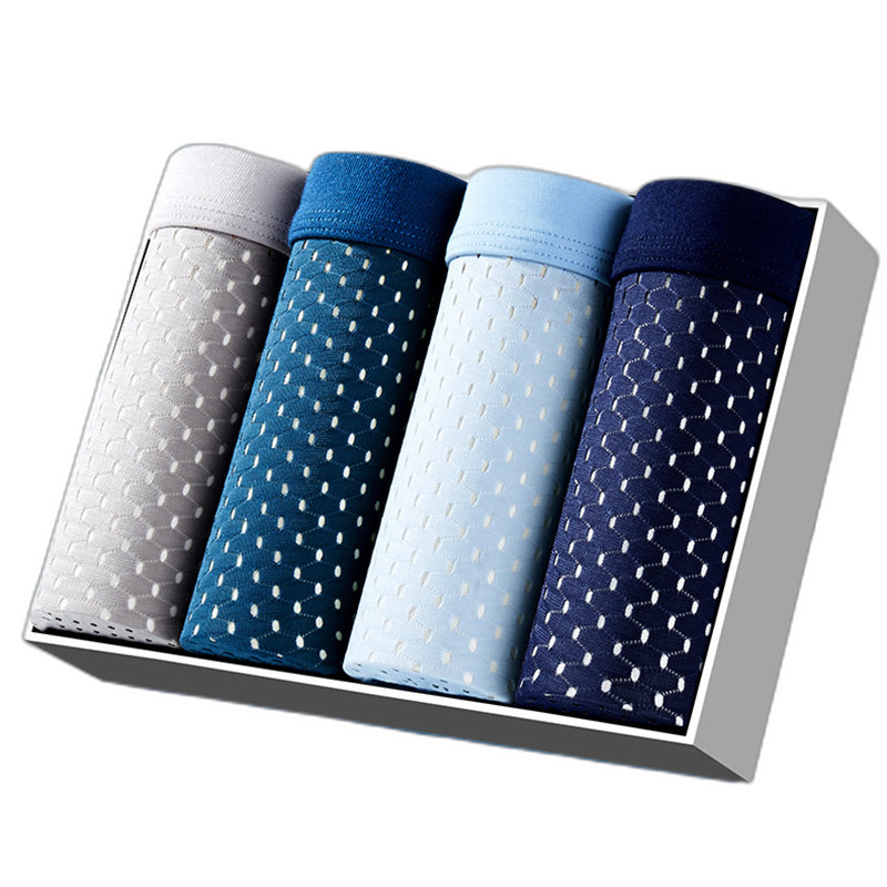 4 Pack Breathable Mesh Ball Pouch Underwear