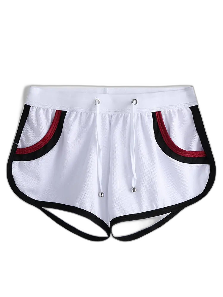 2 Pack Drawstring Leisure Men's Loose Boxer Shorts
