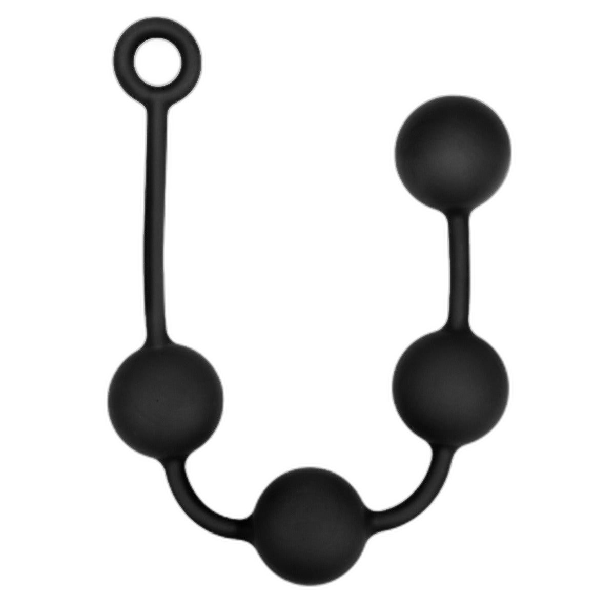 Prowler RED Silicone Anal Beads Black Large