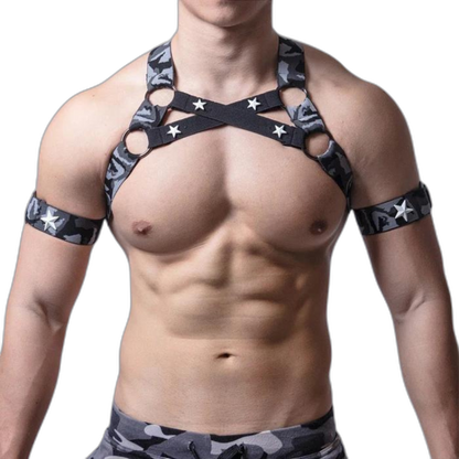 Camouflage Gogo Muscle Harness