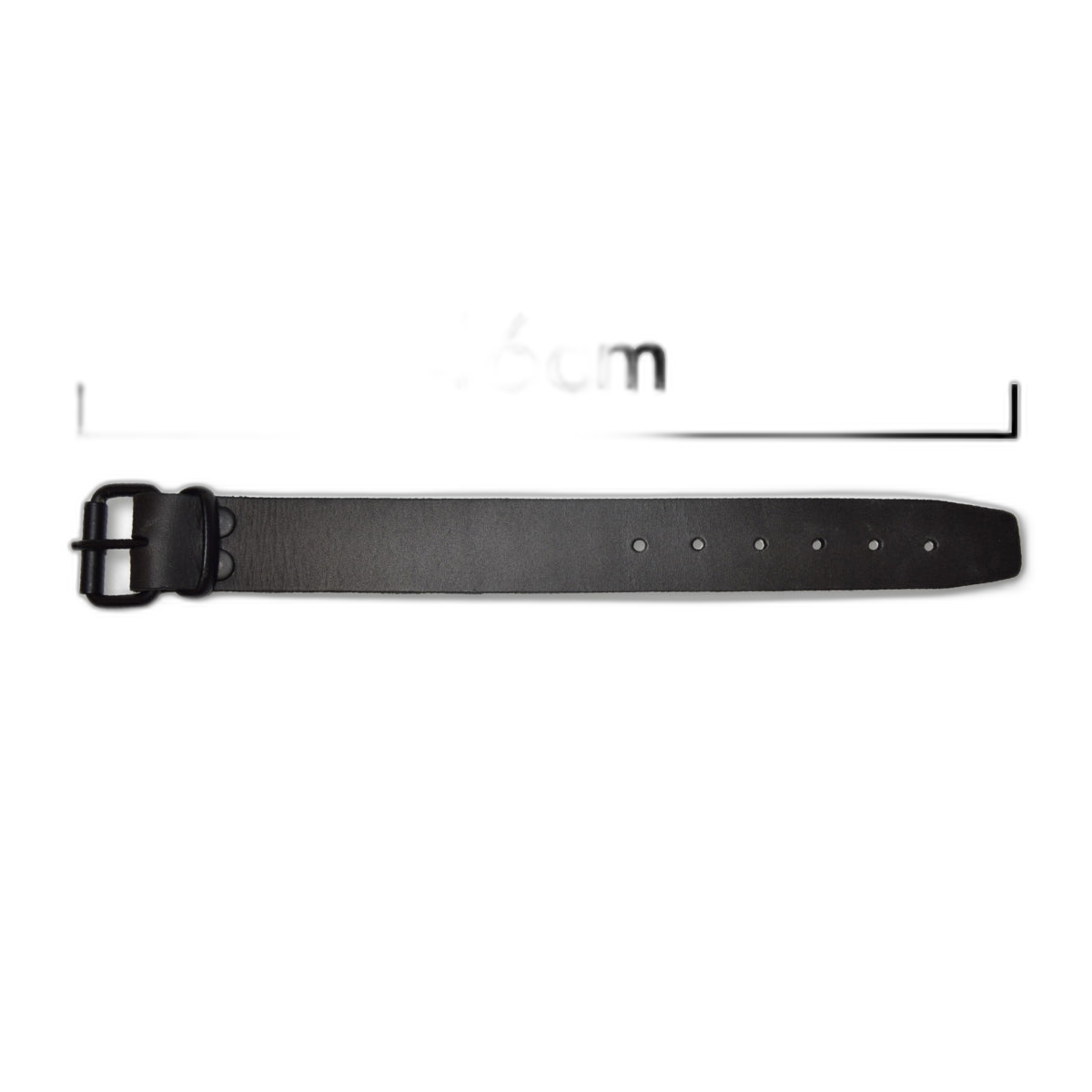Prowler RED Leather Buckle Bicep Band Black Large