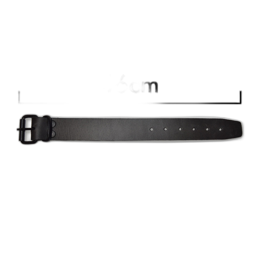 Prowler RED Leather Buckle Bicep Band Black Large