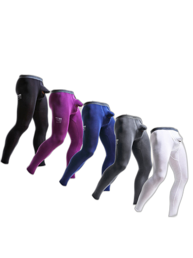 Men's Mid-Weight Wicking Thermal Bottoms