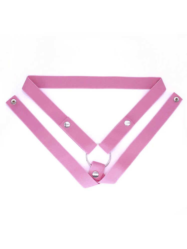 Men's Chastity Lock Elastic Auxiliary Belt