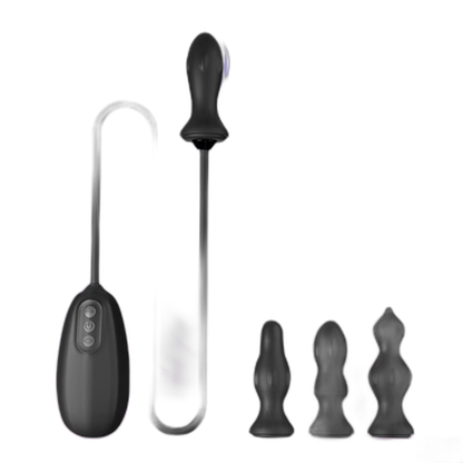 Inflatable Butt Plug - 10 Frequency Anal Vibrator - Anal Trainer
