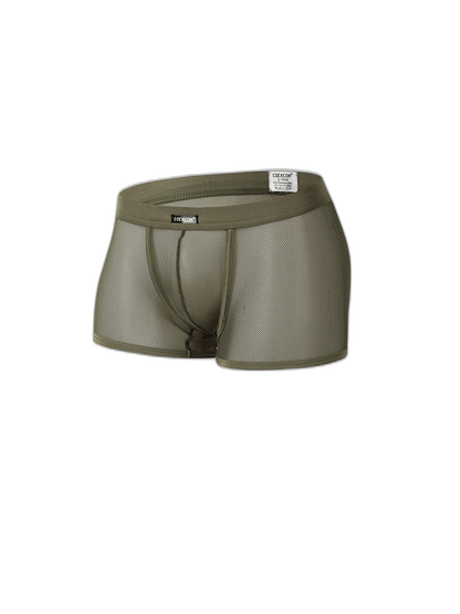 Men's Sexy Transparent Mesh Trunks