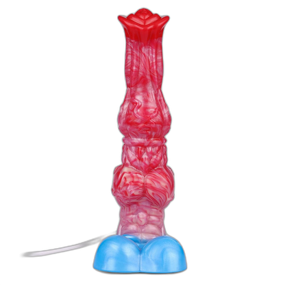 Molten - 10 Inch Inflatable Squirting Knot Dildo - Fantasy Dildo