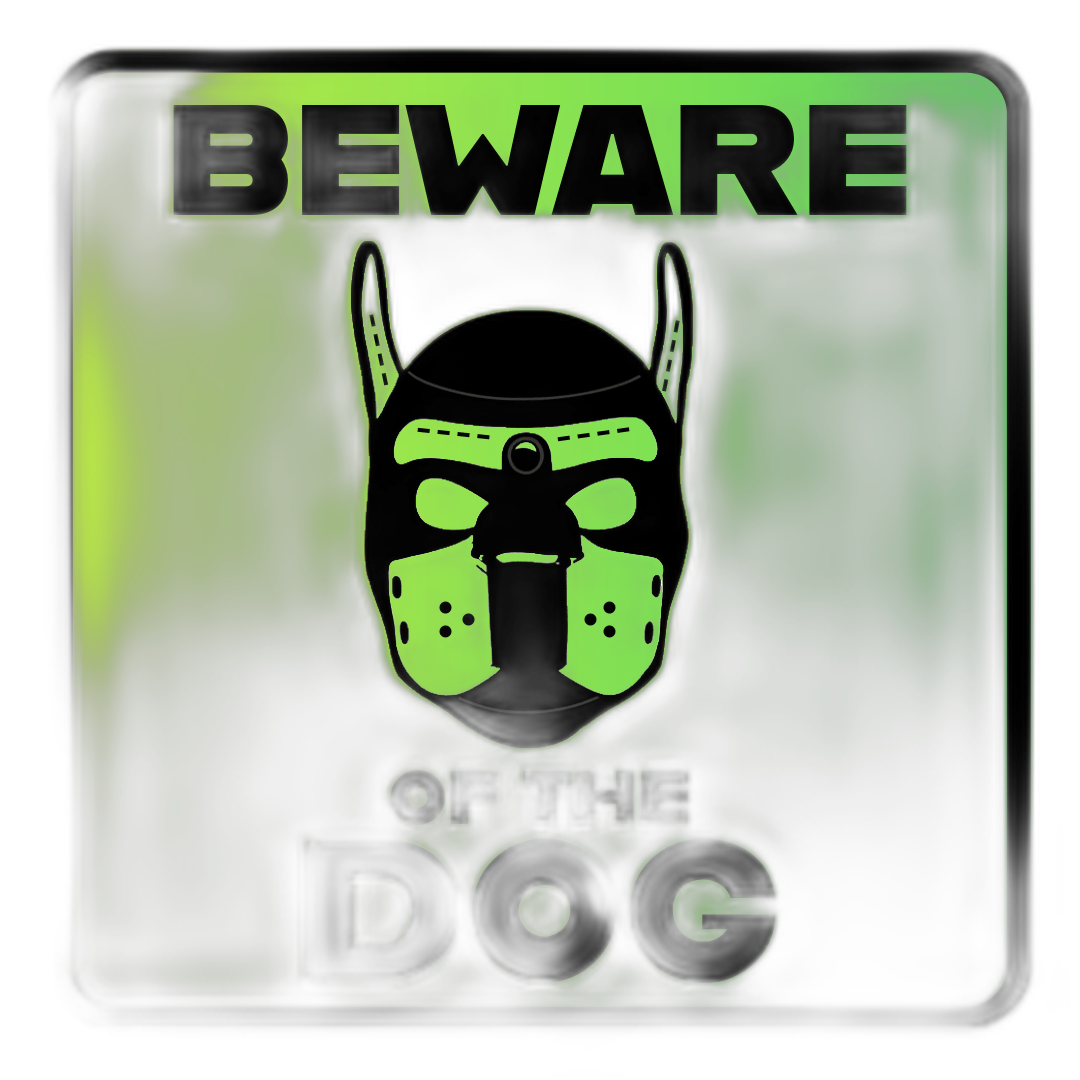 BEWARE OF THE DOG Coasters