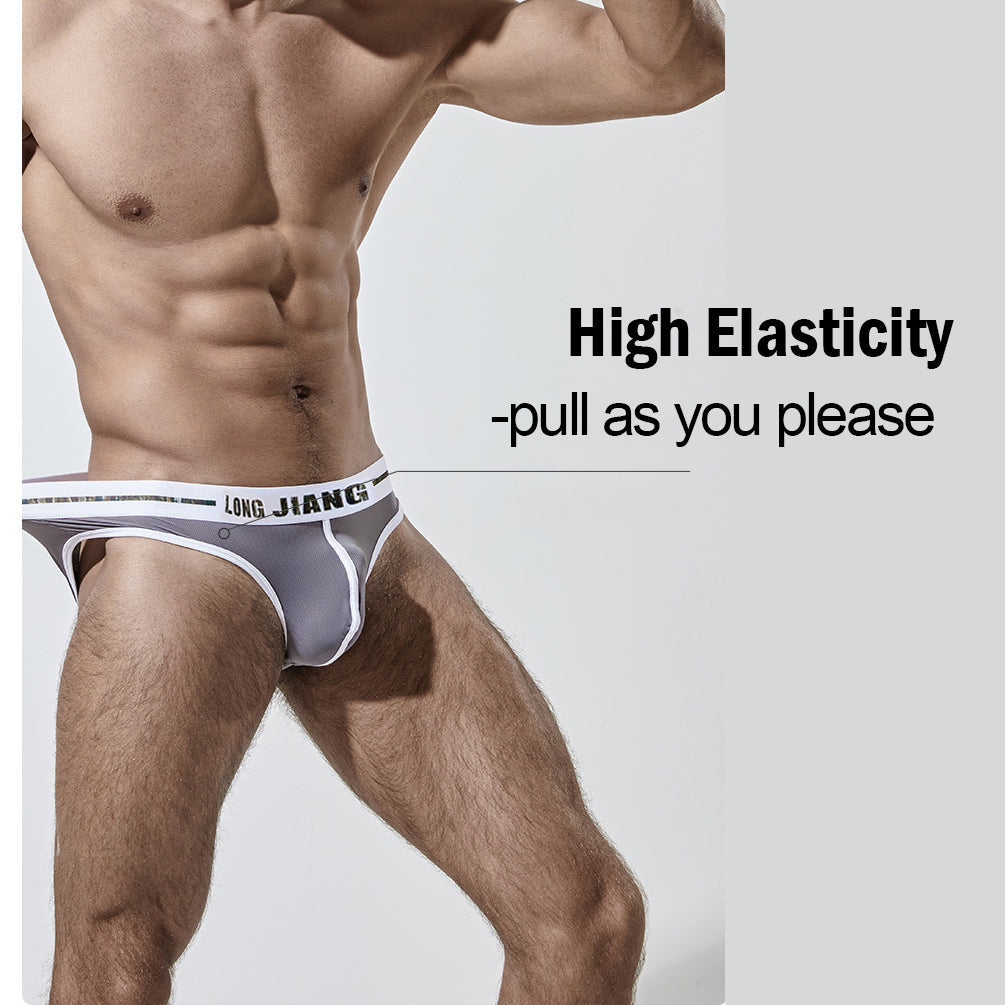 3 Pack Men's Seamless Ice Silk Comfy Underwear