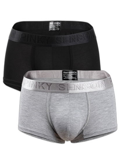 2 Pack Men's U Convex Modal Breathable Trunks