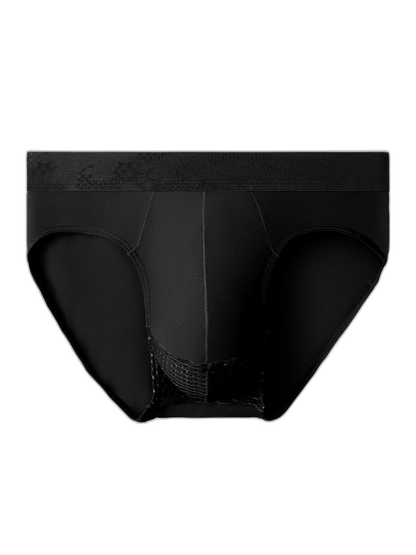 4 Pack Men's Comfortable Thin Pouch Breathable Mesh Briefs