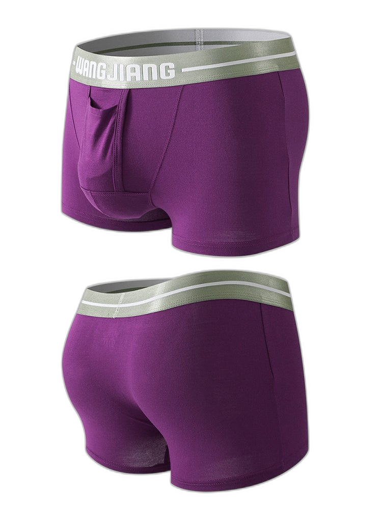 3 Pack Men’s Breathable Trunks with Front Pouch