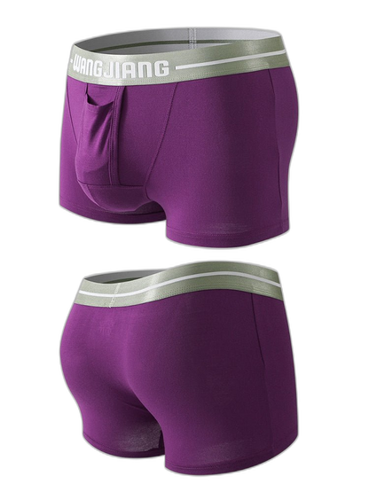 3 Pack Men’s Breathable Trunks with Front Pouch
