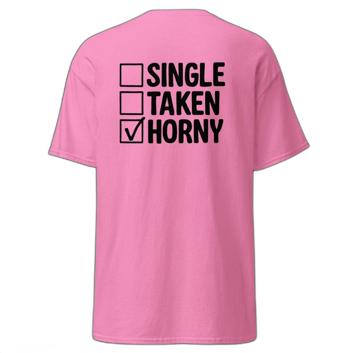 SINGLE TAKEN HORNY T-Shirt (various colours)