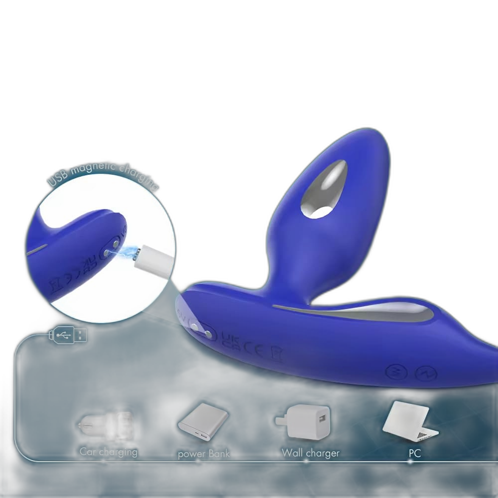 Lightning - Electric Pulse Prostate Massager with Dual Cock Ring