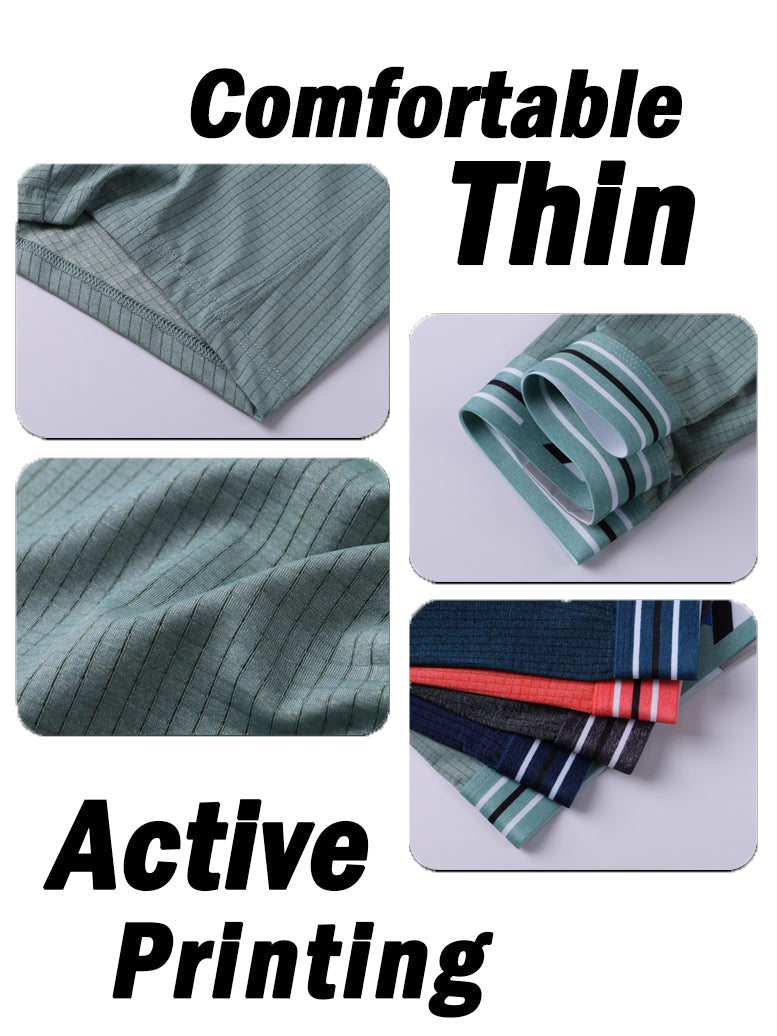 2 Pack Separated Pouch Comfy Mens Boxer Briefs