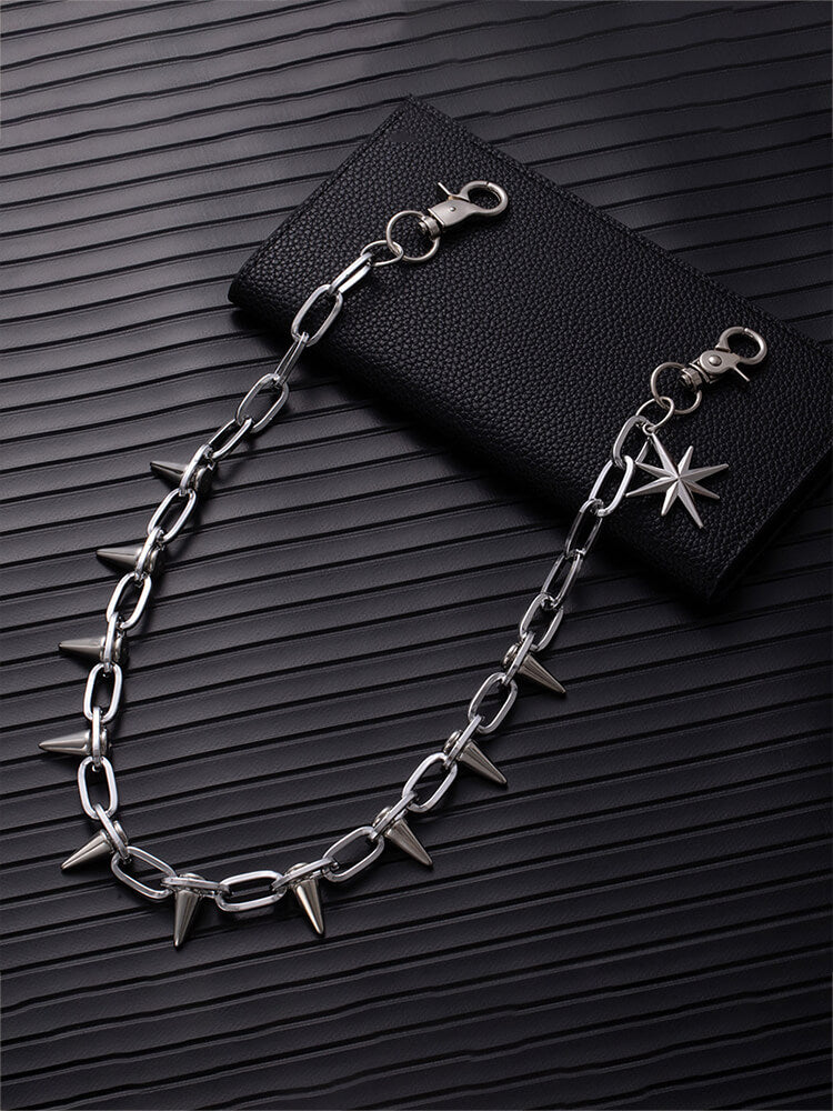 Punk-Style Personalized Rivets Metal Pants Chain