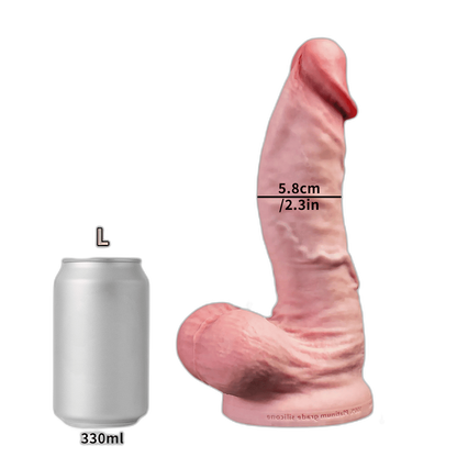 Vivid - Realistic Silicone Dildo with Suction Cup - Long Dildo