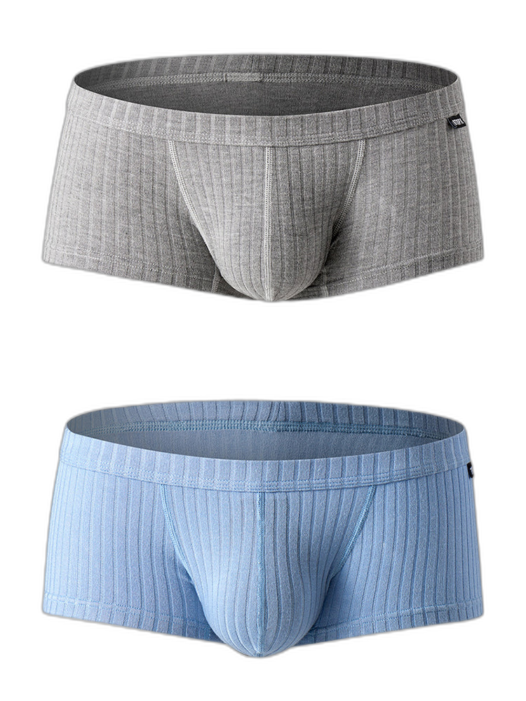 Men's Threaded Fabric U-Raised Low Rise Trunks