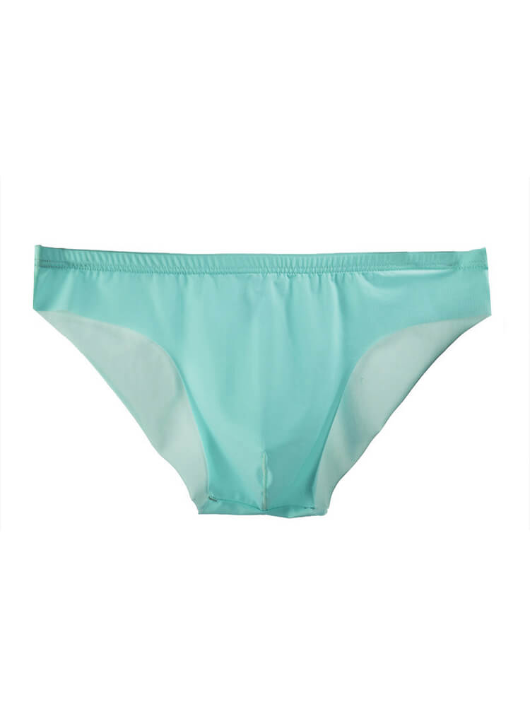 Men's Ice Silk Quick-Dry Thin Transparent Briefs